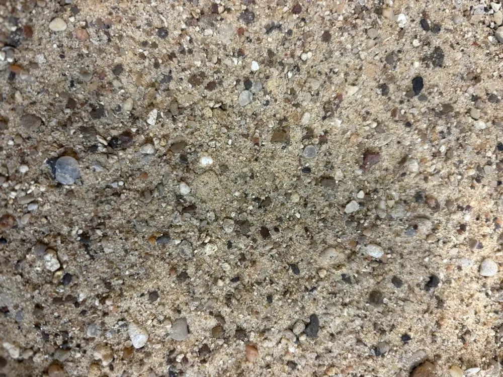 Concrete sand product sample